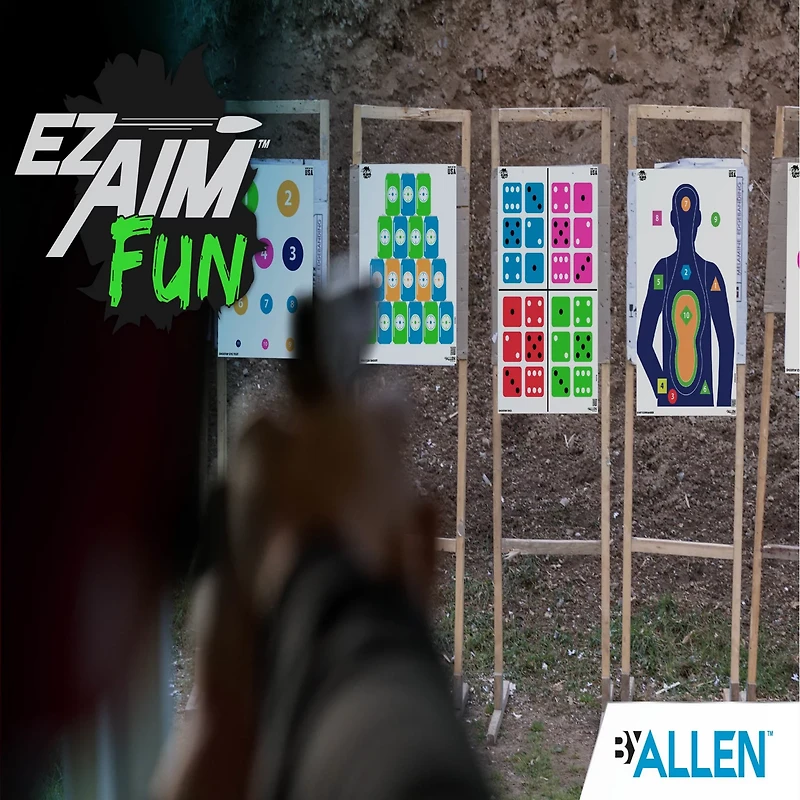 Allen Company EZ Aim FUN Shootin' Dice Paper Shooting Targets 3-Pack