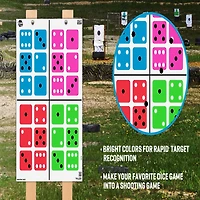Allen Company EZ Aim FUN Shootin' Dice Paper Shooting Targets 3-Pack