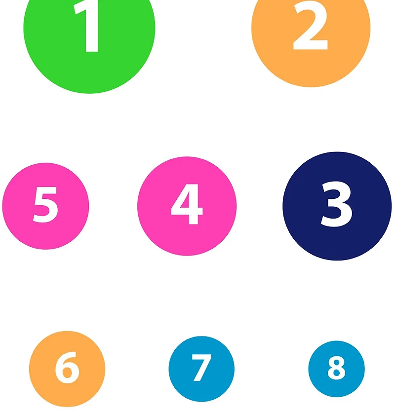 Allen Company EZ Aim FUN Shootin' Eye Test Paper Shooting Targets 4-Pack