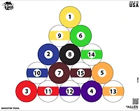 Allen Company EZ Aim FUN Shootin' Pool Paper Shooting Targets 4-Pack