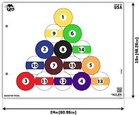Allen Company EZ Aim FUN Shootin' Pool Paper Shooting Targets 4-Pack