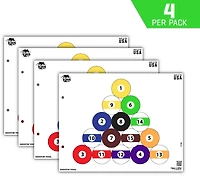 Allen Company EZ Aim FUN Shootin' Pool Paper Shooting Targets 4-Pack