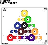 Allen Company EZ Aim FUN Shootin' Pool Paper Shooting Targets 4-Pack