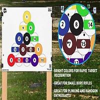 Allen Company EZ Aim FUN Shootin' Pool Paper Shooting Targets 4-Pack