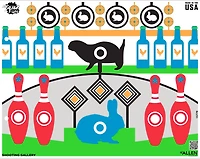 Allen Company EZ Aim FUN Shooting Gallery Paper Shooting Targets 4-Pack