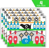 Allen Company EZ Aim FUN Shooting Gallery Paper Shooting Targets 4-Pack