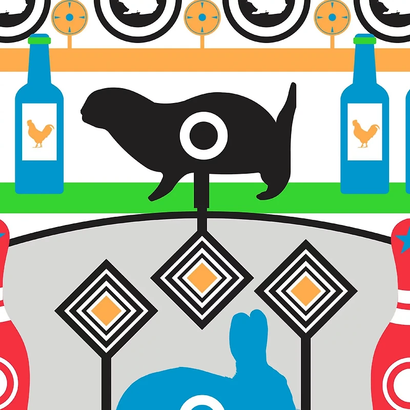 Allen Company EZ Aim FUN Shooting Gallery Paper Shooting Targets 4-Pack