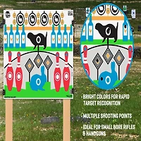 Allen Company EZ Aim FUN Shooting Gallery Paper Shooting Targets 4-Pack