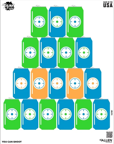 Allen Company EZ Aim FUN You Can Shoot Paper Targets 4-Pack