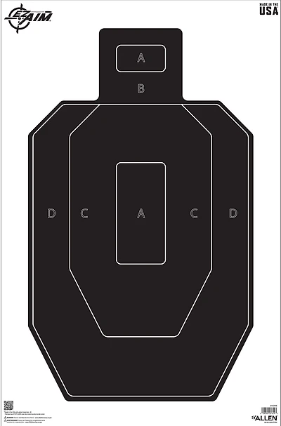 Allen Company EZ AIM IPSC Silhouette Targets 50-Pack