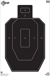 Allen Company EZ AIM IPSC Silhouette Targets 50-Pack