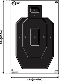 Allen Company EZ AIM IPSC Silhouette Targets 50-Pack