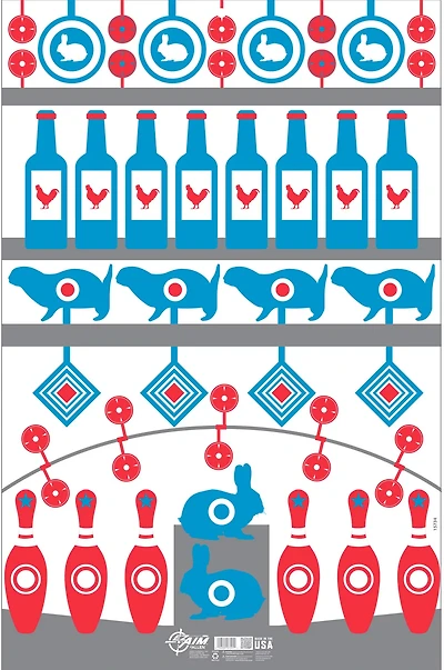 Allen Company EZ Aim Shooting Gallery Paper Shooting Target and Backer