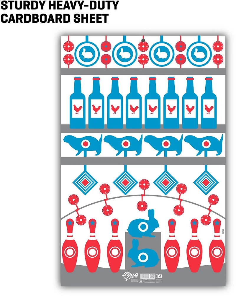 Allen Company EZ Aim Shooting Gallery Paper Shooting Target and Backer