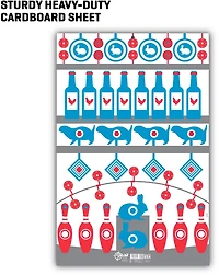 Allen Company EZ Aim Shooting Gallery Paper Shooting Target and Backer