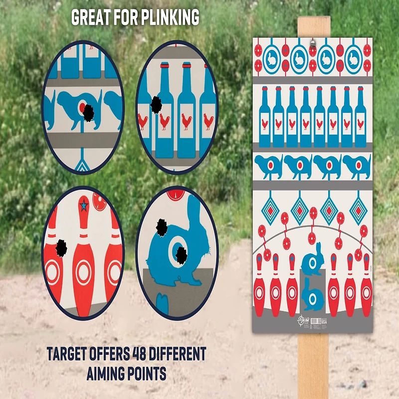 Allen Company EZ Aim Shooting Gallery Paper Shooting Target and Backer