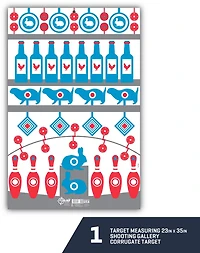Allen Company EZ Aim Shooting Gallery Paper Shooting Target and Backer