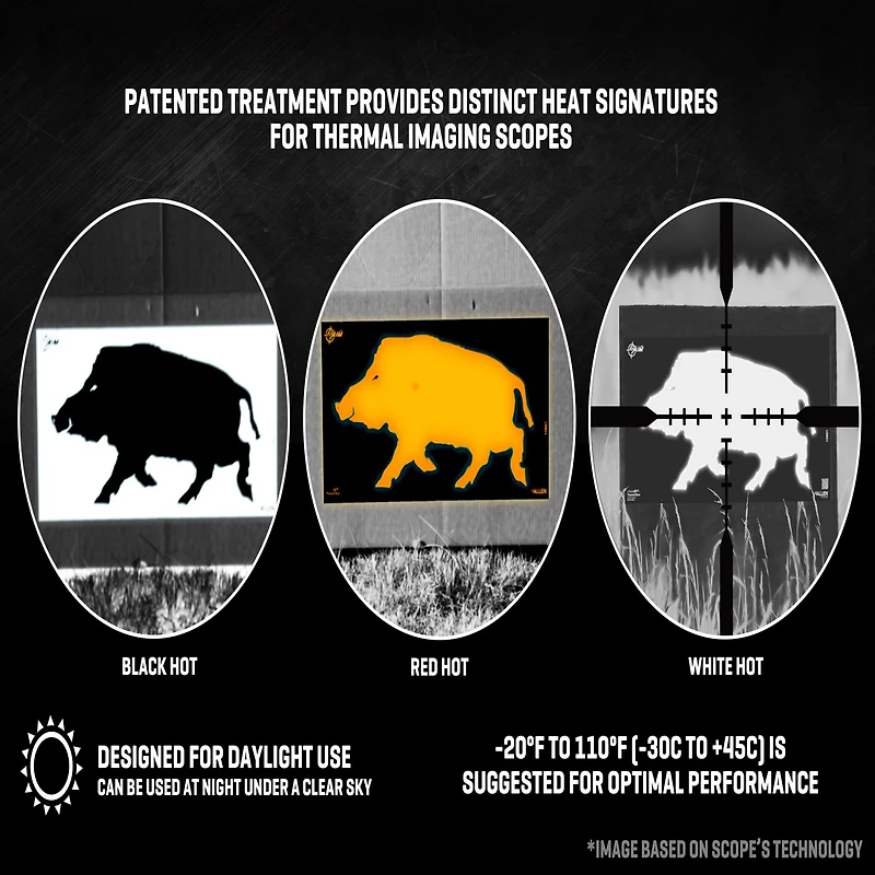 Allen Company EZ Aim Thermal ID Boar Paper Target