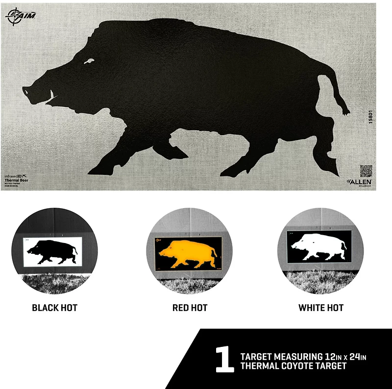 Allen Company EZ Aim Thermal ID Boar Paper Target