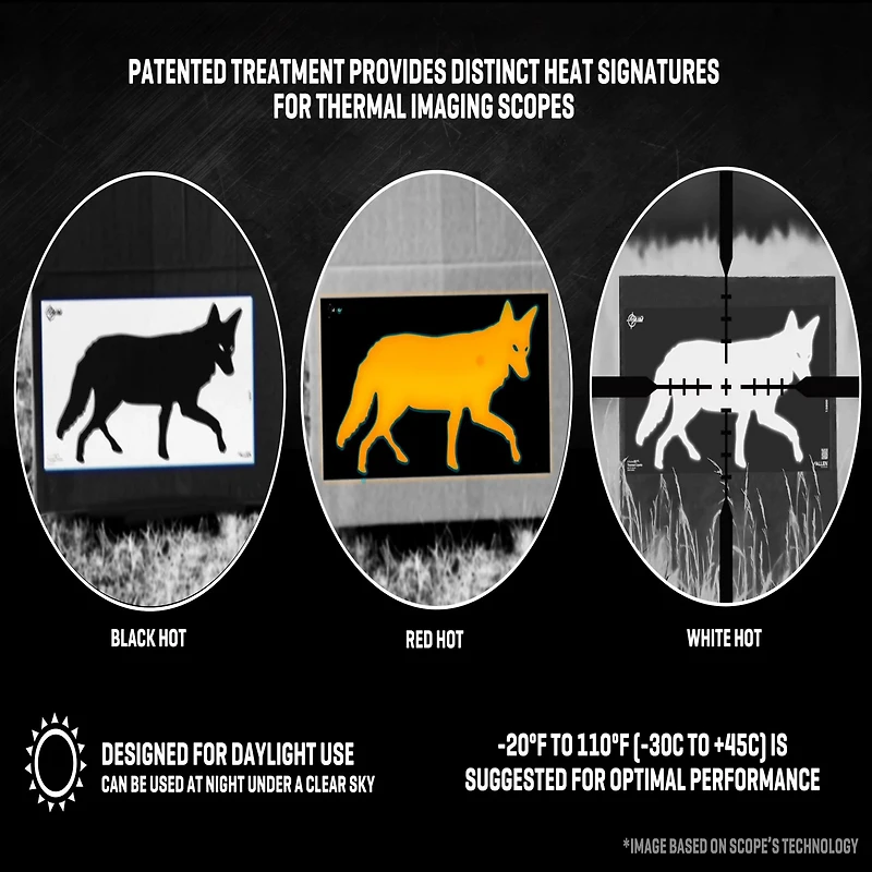 Allen Company EZ Aim Thermal ID Coyote Paper Target