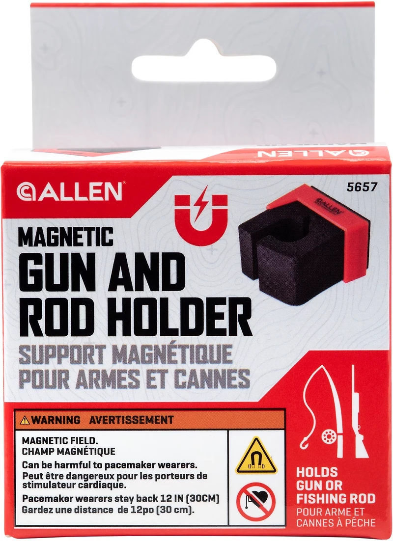 Allen Company Magnetic Firearm and Fishing Rod Holder with Frame