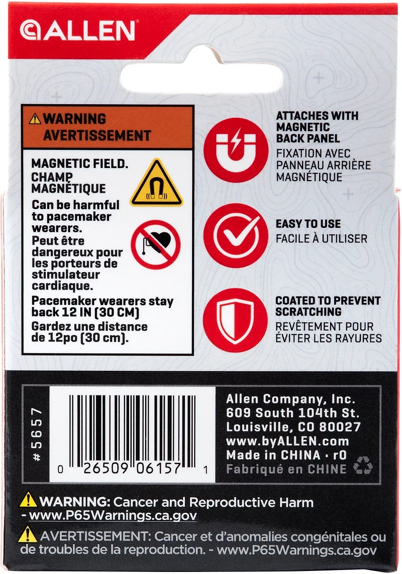 Allen Company Magnetic Firearm and Fishing Rod Holder with Frame