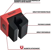 Allen Company Magnetic Firearm and Fishing Rod Holder with Frame