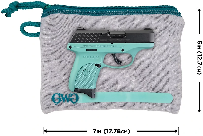 Girls With Guns Lockable Handgun Storage Pouch with Writable ID Label