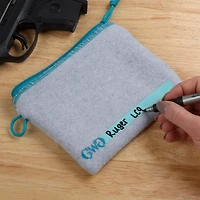 Girls With Guns Lockable Handgun Storage Pouch with Writable ID Label