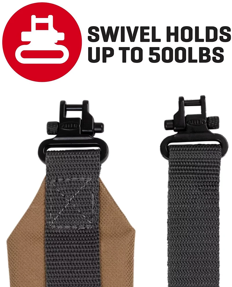 Allen Company 500 lb Capacity Durango Two-Point Padded Sling with Swivels