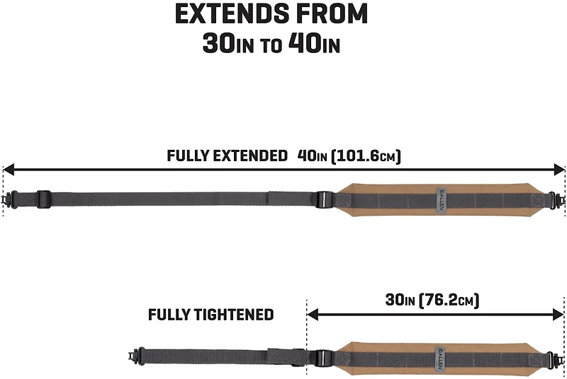 Allen Company 500 lb Capacity Durango Two-Point Padded Sling with Swivels