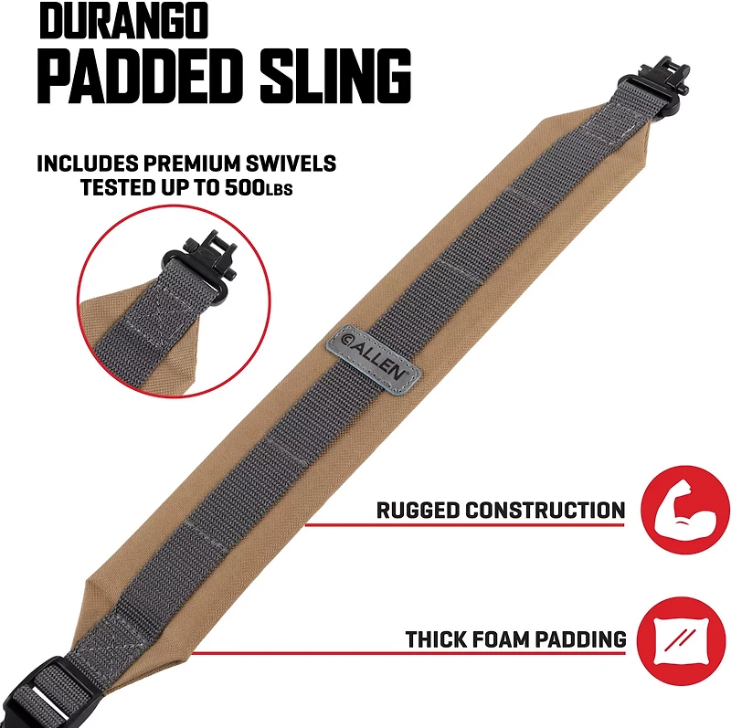 Allen Company 500 lb Capacity Durango Two-Point Padded Sling with Swivels