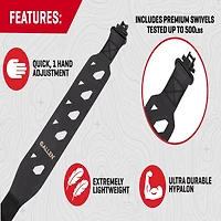 Allen Company 500 lb Capacity Shadow Hyperlite Sling with Swivels