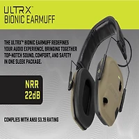 ULTRX Bionic Electronic Earmuff