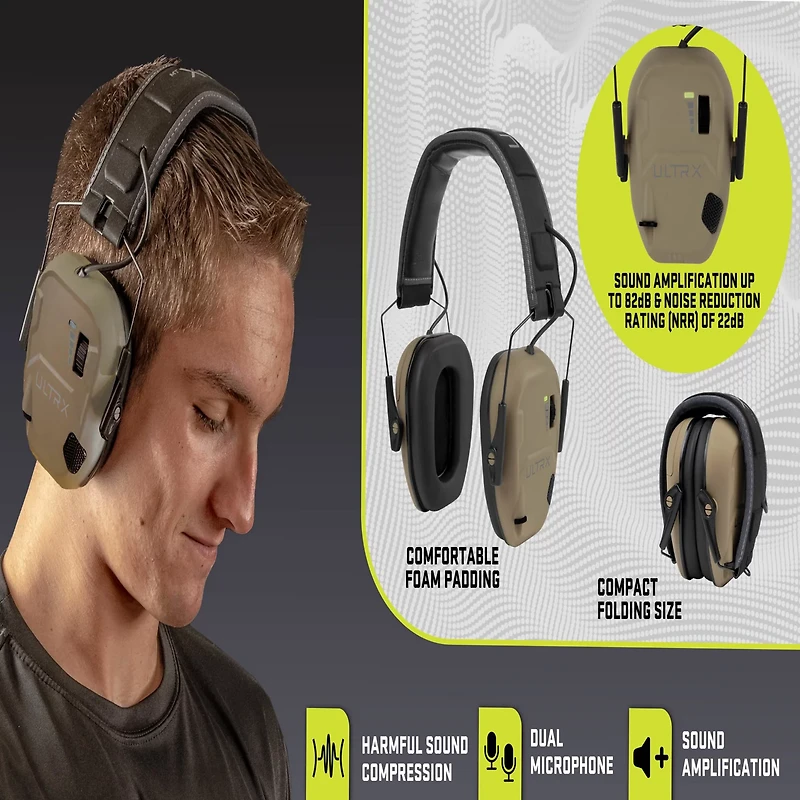 ULTRX Bionic Electronic Earmuff