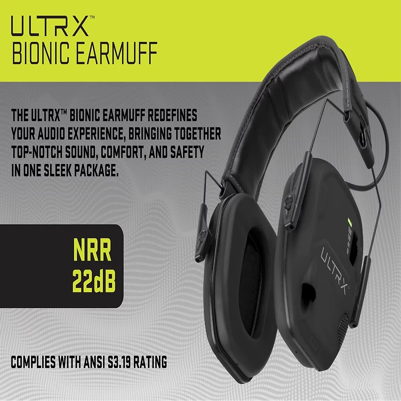 ULTRX Bionic Electronic Earmuff