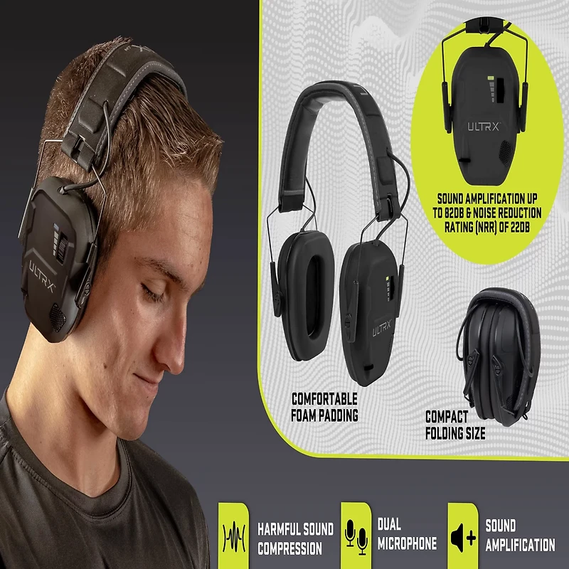 ULTRX Bionic Electronic Earmuff