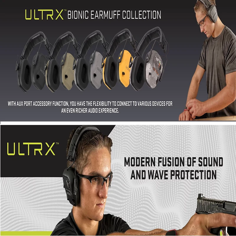 ULTRX Bionic Electronic Earmuff