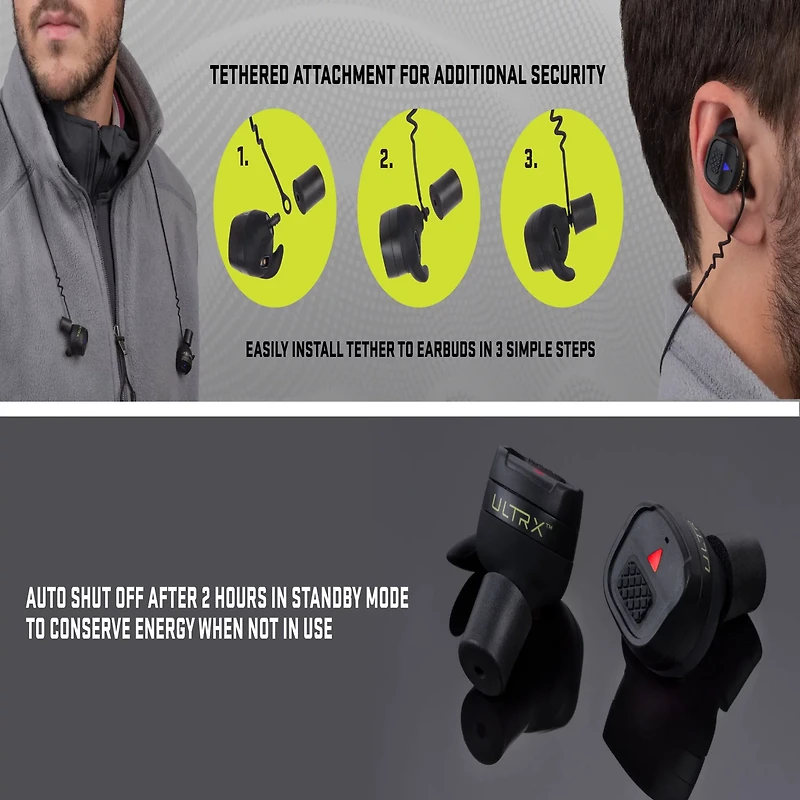ULTRX Bionic Fuse Bluetooth Earbuds with Charging Case