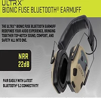 ULTRX Bionic Fuse Bluetooth Electronic Earmuff