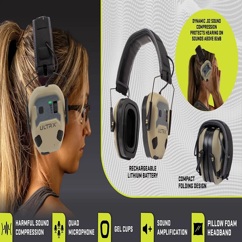 ULTRX Bionic Fuse Bluetooth Electronic Earmuff