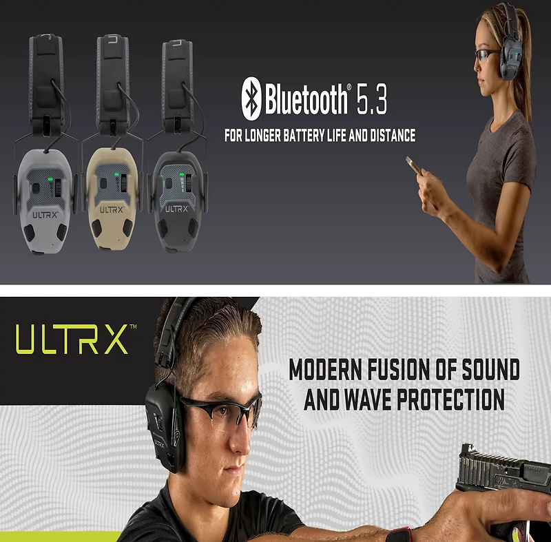 ULTRX Bionic Fuse Bluetooth Electronic Earmuff