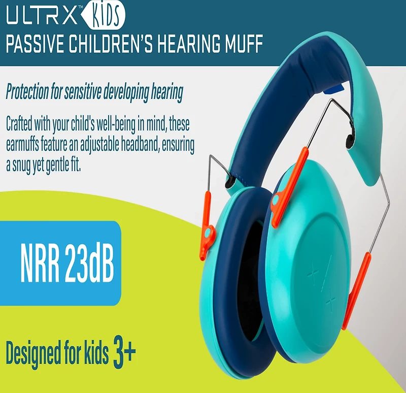 ULTRX Youth Passive Hearing Earmuffs