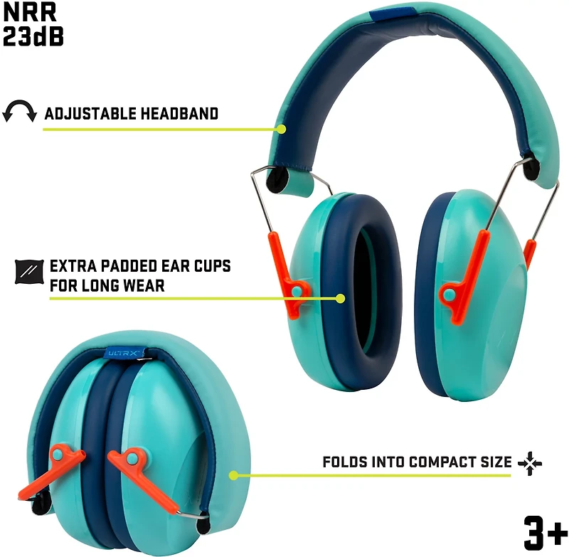 ULTRX Youth Passive Hearing Earmuffs