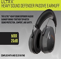 ULTRX Heavy Sound Defender Passive Earmuff