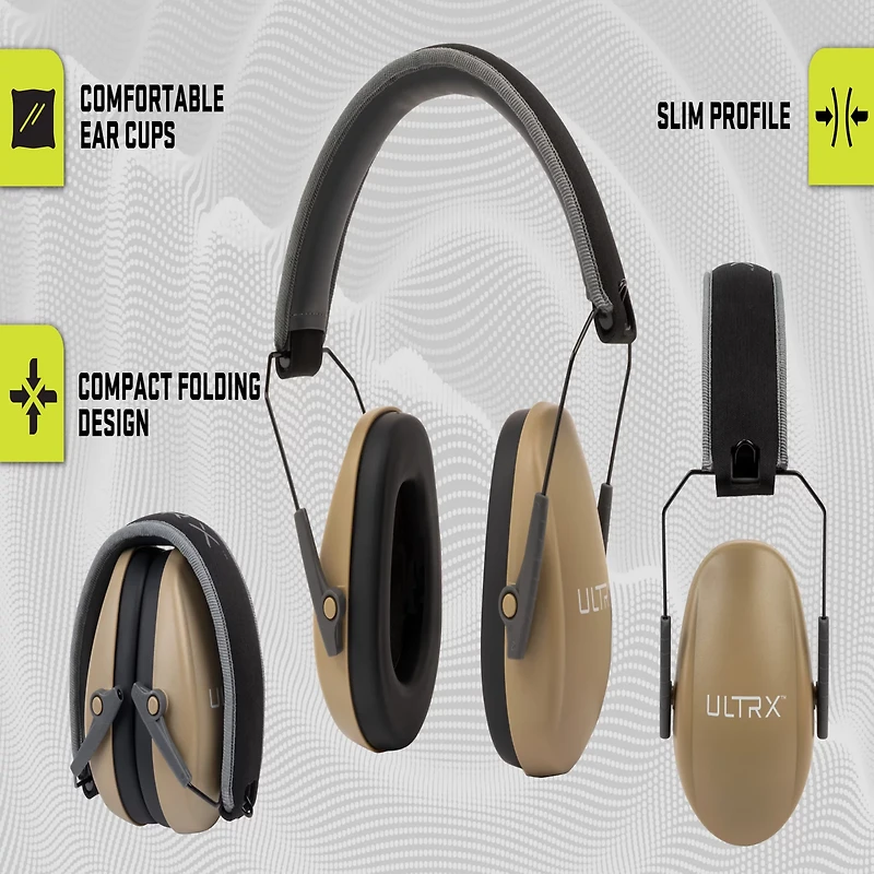 ULTRX Slim Profile Passive Earmuff