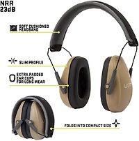ULTRX Slim Profile Passive Earmuff
