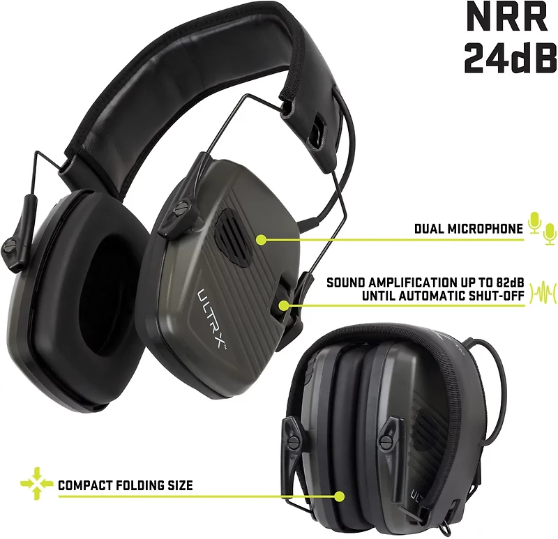 ULTRX Stereo Electronic Earmuff