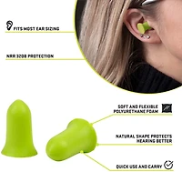 ULTRX Tapered Foam Ear Plugs 25 Pairs