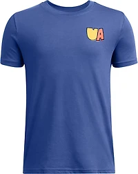 Under Armour Boys' BTS Cartoon Letters Short Sleeve Tee